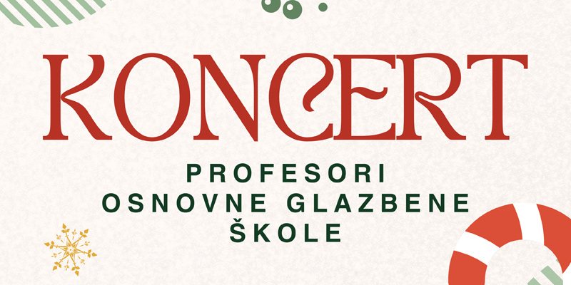 Koncert profesora Osnovne glazbene škole